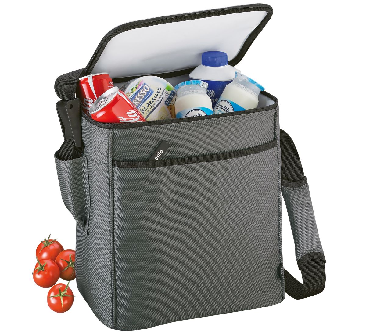 106213 DOLOMITI Termotaška 12 l šedo-stříbrná CILIO (1)